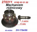 Mosty napędowe - części zamienne do wózków widłowych BALKANCAR - Mechanizm różnicowy kpl. do wózków widłowych